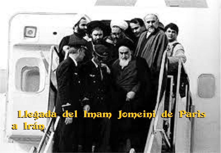 Regreso del Imam Jomeini a Irán en 1979