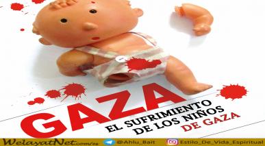 El sufrimiento de los niños de Gaza