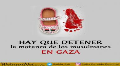 Hay que detener la matanza de los musulmanes en gaza